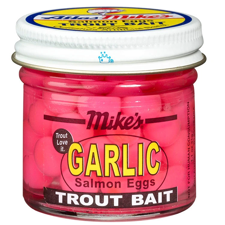 Mike's Garlic Eggs 1.1 Oz. Jar 2 Mike's Garlic Eggs 1.1 Oz. Jar - Image 2