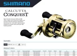 Shimano Calcutta Conquest 300/400 Round Baitcasting Reels -Shimano Sales 2024 2018 11 23 09 57 10 Calcutta Conquest Sell sheet 2018.pdf Powered by Box