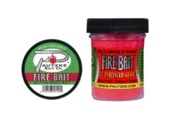 Pautzke Bait Co. Fire Bait Glitter Trout Bait -Shimano Sales 2024 Fire Bait Rocket Red Garlic Jar Lid Combo scaled 1