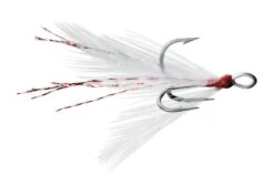 VMC 8651DT Feather Dressed X-Rap Treble Hook 2 Pack -Shimano Sales 2024 Perma Steel Red White Feather 1350989c 7b59 486c 9c81 cbd0cec1a1da