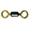 P-Line Black & Gold Single Rolling Barrel Swivel
