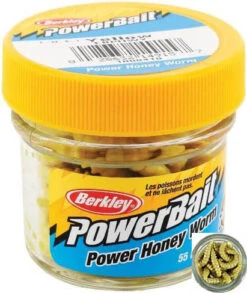 Berkley PowerBait 1 Inch Honey Worm (55 Per Jar) -Shimano Sales 2024 main honeyworm yellow 2